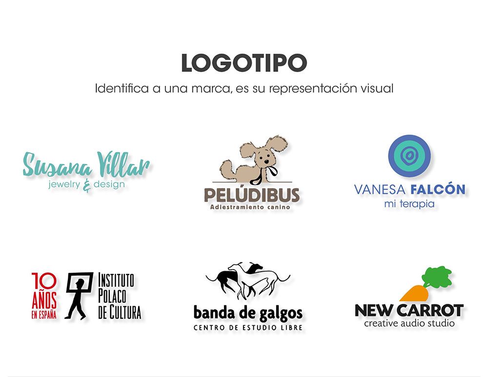 Diferentes logotipos realizados por La Carpa Diem